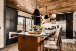 Fully-Equipped Kitchen with Island Seating