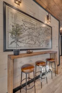 Accent Chairs With Smoky Mountain Map