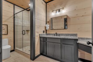 Bathroom with Walk-In Tile Shower