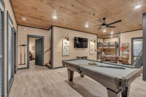 Entertainment Space With Pool Table