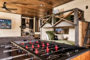 Private TV & Foosball in Kids Room
